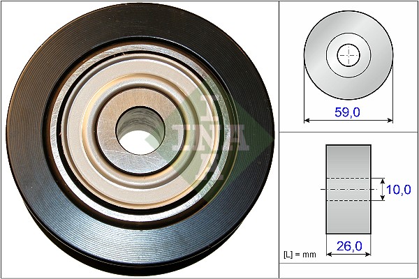 Galoppino/Guidacinghia, Cinghia Poly-V - 532 0737 10 Schaeffler INA