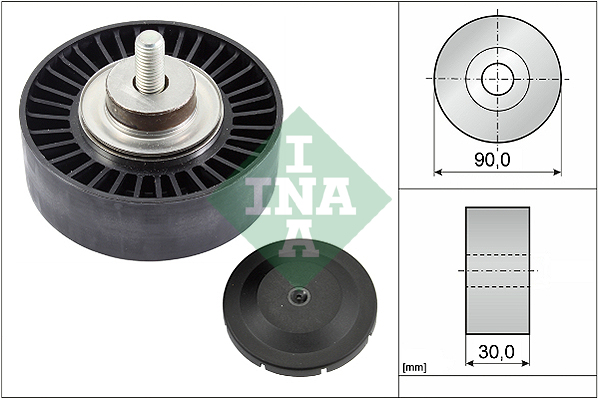 Deflection/Guide Pulley, V-ribbed belt - 532 0752 10 Schaeffler INA
