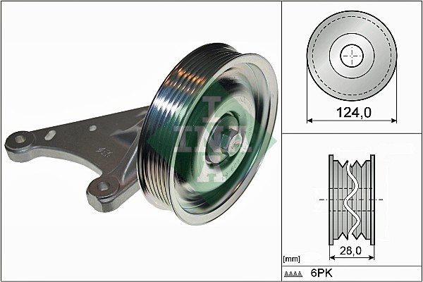 Galoppino/Guidacinghia, Cinghia Poly-V - 532 0773 10 Schaeffler INA