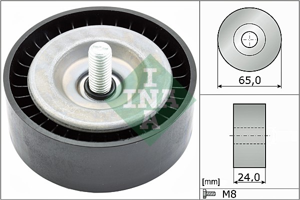 kreipiantysis skriemulys, V formos rumbuotas diržas - 532 0782 10 Schaeffler INA