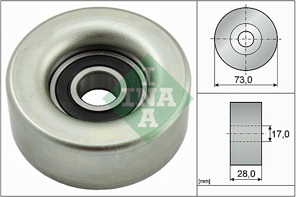 Deflection/Guide Pulley, V-ribbed belt - 532 0783 10 Schaeffler INA