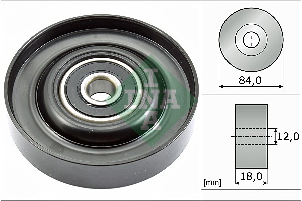 Deflection/Guide Pulley, V-ribbed belt - 532 0785 10 Schaeffler INA