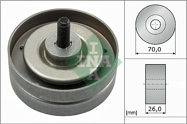 kreipiantysis skriemulys, V formos rumbuotas diržas - 532 0789 10 Schaeffler INA