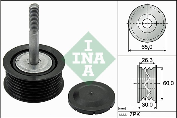 Deflection/Guide Pulley, V-ribbed belt - 532 0793 10 Schaeffler INA