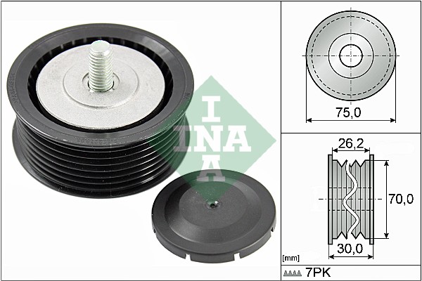 Deflection/Guide Pulley, V-ribbed belt - 532 0800 10 Schaeffler INA