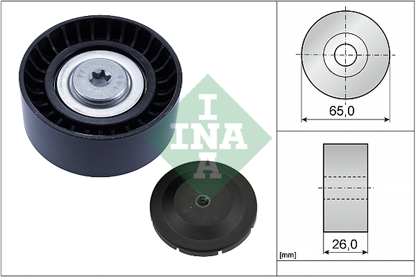 Deflection/Guide Pulley, V-ribbed belt - 532 0804 10 Schaeffler INA