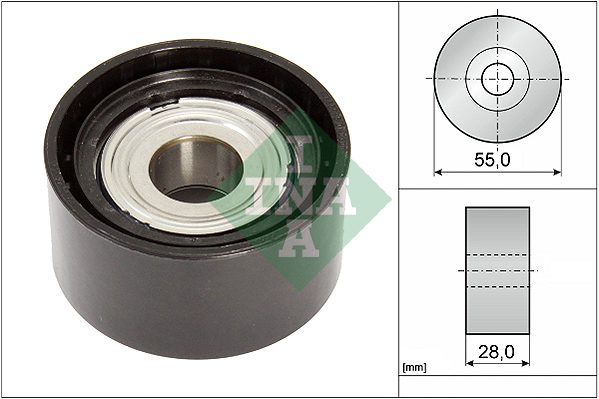 kreipiantysis skriemulys, V formos rumbuotas diržas - 532 0853 10 Schaeffler INA