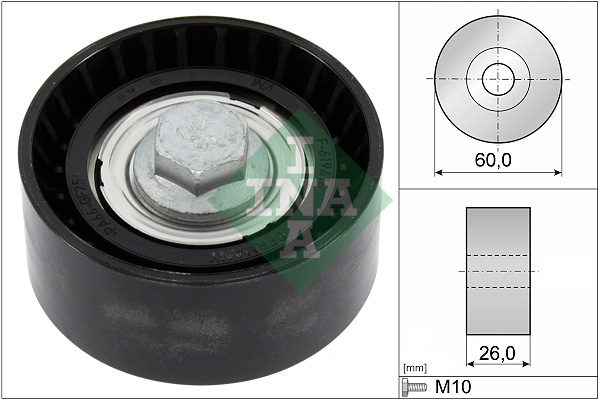 Deflection/Guide Pulley, V-ribbed belt - 532 0868 10 Schaeffler INA