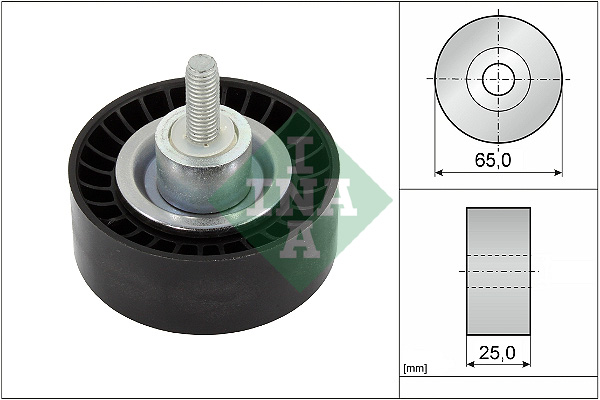 Deflection/Guide Pulley, V-ribbed belt - 532 0886 10 Schaeffler INA