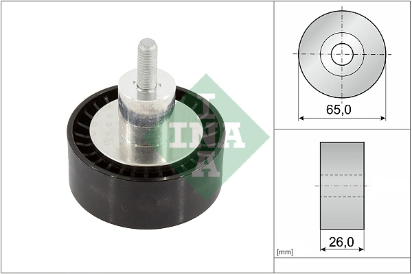 Deflection/Guide Pulley, V-ribbed belt - 532 0908 10 Schaeffler INA
