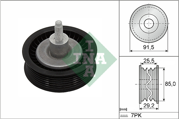 Deflection/Guide Pulley, V-ribbed belt - 532 0909 10 Schaeffler INA