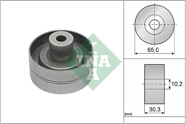 Deflection/Guide Pulley, V-ribbed belt - 532 0910 10 Schaeffler INA