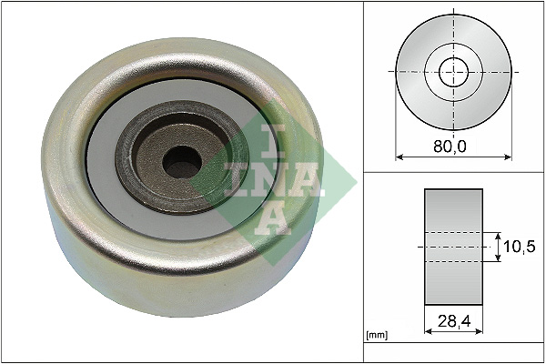 Deflection/Guide Pulley, V-ribbed belt - 532 0933 10 Schaeffler INA