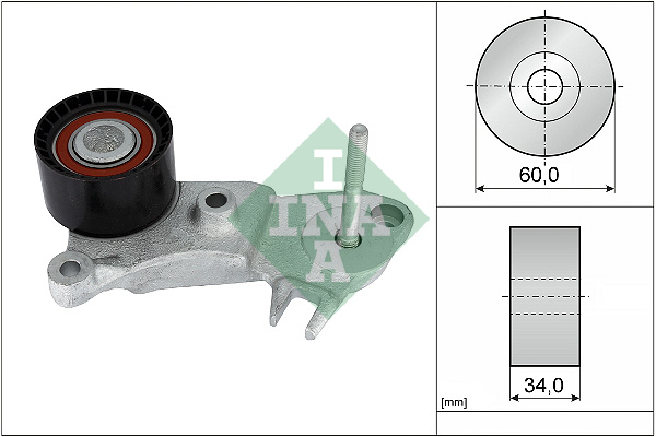 Deflection/Guide Pulley, timing belt - 532 0999 10 Schaeffler INA