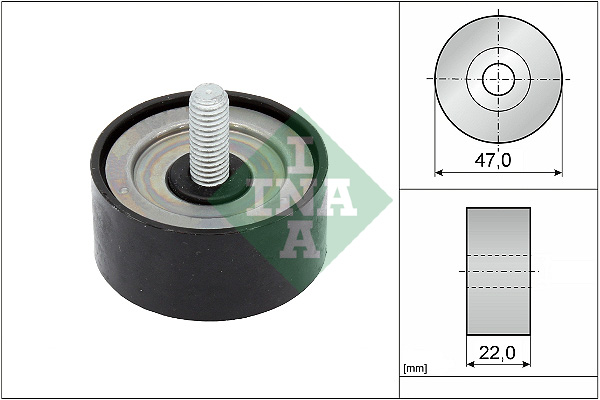 Deflection/Guide Pulley, V-ribbed belt - 532 1001 10 Schaeffler INA