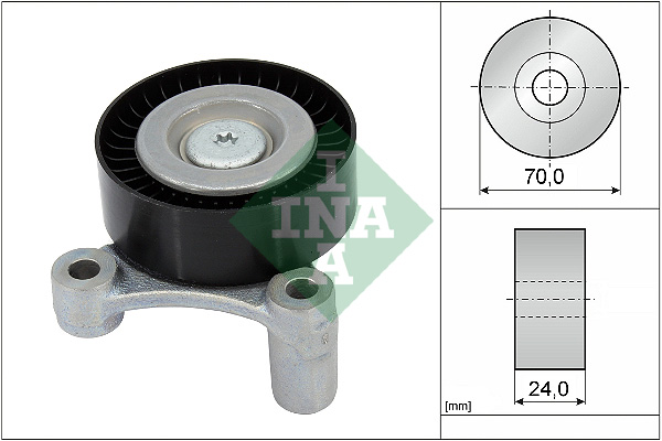 kreipiantysis skriemulys, V formos rumbuotas diržas - 532 1002 10 Schaeffler INA