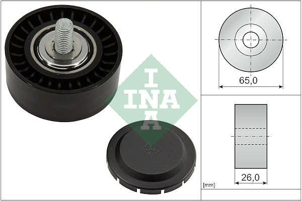 Deflection/Guide Pulley, V-ribbed belt - 532 1113 10 Schaeffler INA
