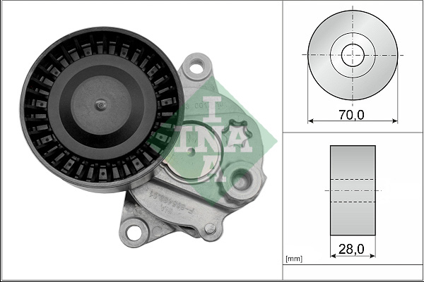 Натяжитель ремня, клиновой зубча - 533 0017 10 Schaeffler INA
