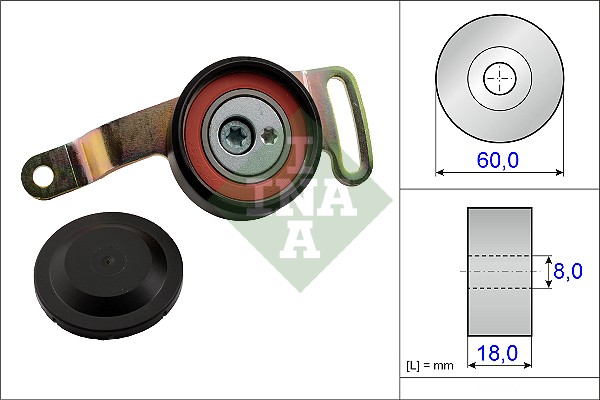 Belt Tensioner, V-ribbed belt - 533 0078 10 Schaeffler INA