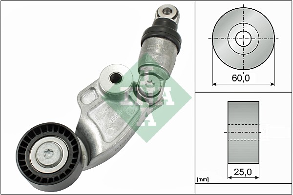 Belt Tensioner, V-ribbed belt - 533 0128 10 Schaeffler INA