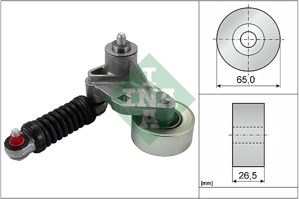 diržo įtempiklis, V formos rumbuotas diržas - 534 0037 10 Schaeffler INA