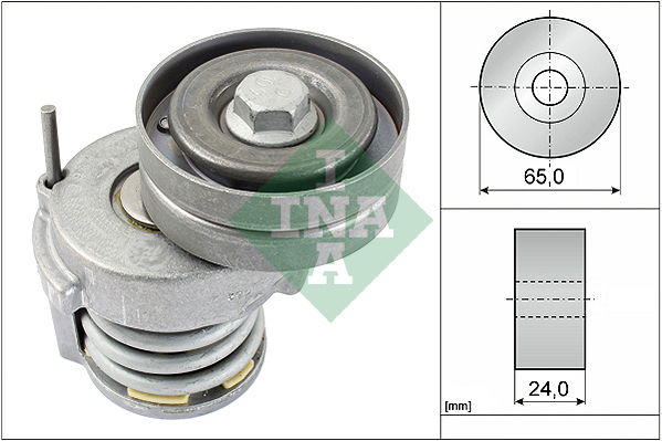 Belt Tensioner, V-ribbed belt - 534 0065 10 Schaeffler INA