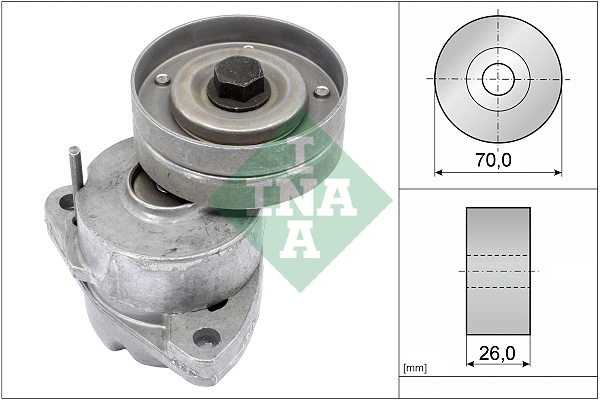 Belt Tensioner, V-ribbed belt - 534 0118 20 Schaeffler INA