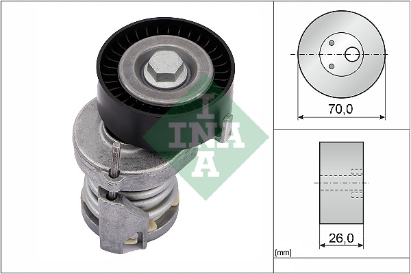 Belt Tensioner, V-ribbed belt - 534 0123 20 Schaeffler INA