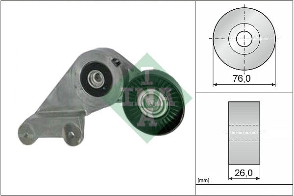 Belt Tensioner, V-ribbed belt - 534 0133 30 Schaeffler INA