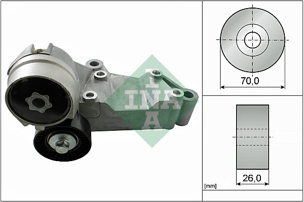 Belt Tensioner, V-ribbed belt - 534 0146 10 Schaeffler INA