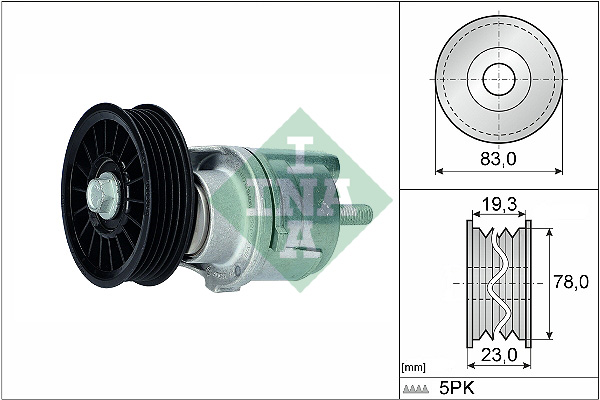 Tendicinghia, Cinghia Poly-V - 534 0185 10 Schaeffler INA