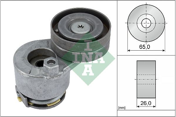 Belt Tensioner, V-ribbed belt - 534 0240 10 Schaeffler INA