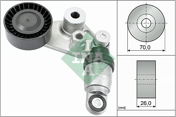 Belt Tensioner, V-ribbed belt - 534 0297 10 Schaeffler INA