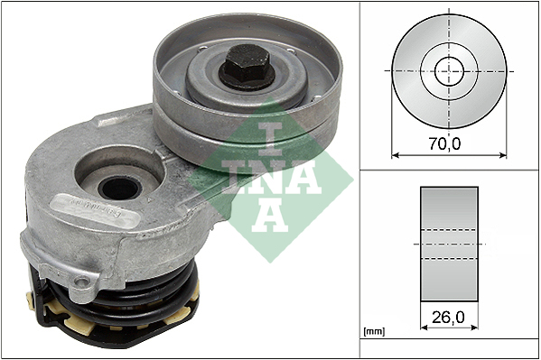 Belt Tensioner, V-ribbed belt - 534 0321 10 Schaeffler INA
