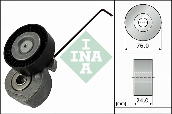 Belt Tensioner, V-ribbed belt - 534 0324 10 Schaeffler INA