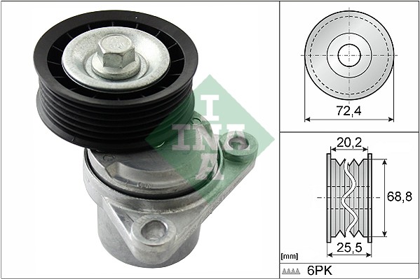 Belt Tensioner, V-ribbed belt - 534 0326 10 Schaeffler INA