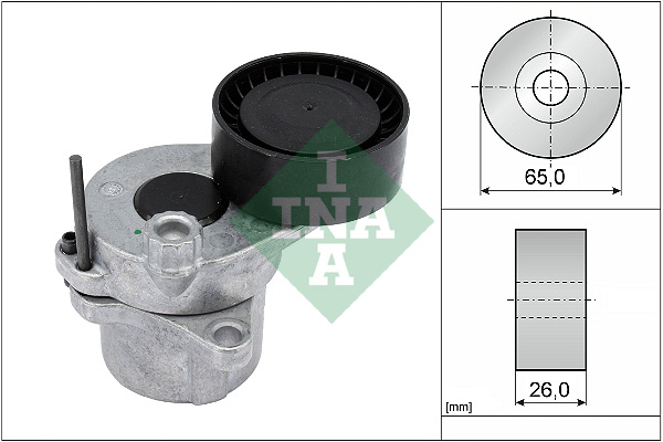 Belt Tensioner, V-ribbed belt - 534 0336 10 Schaeffler INA