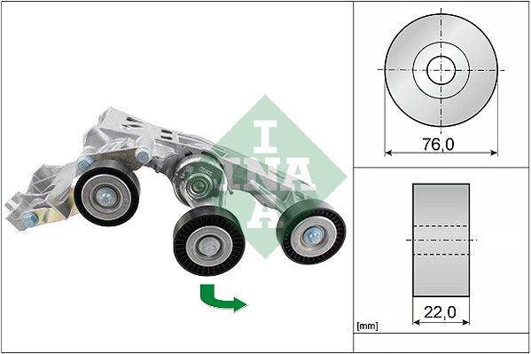 Tendicinghia, Cinghia Poly-V - 534 0338 10 Schaeffler INA