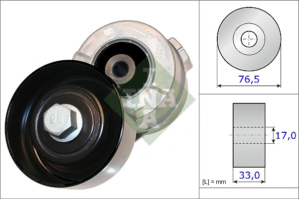 Belt Tensioner, V-ribbed belt - 534 0341 10 Schaeffler INA