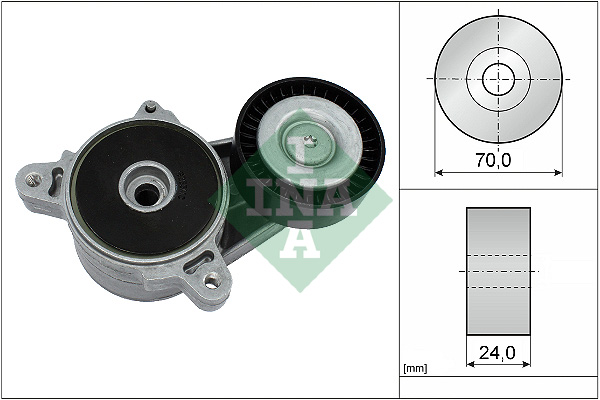 Belt Tensioner, V-ribbed belt - 534 0361 10 Schaeffler INA