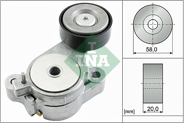 Belt Tensioner, V-ribbed belt - 534 0396 10 Schaeffler INA