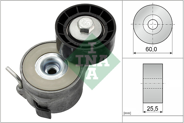 Belt Tensioner, V-ribbed belt - 534 0400 10 Schaeffler INA
