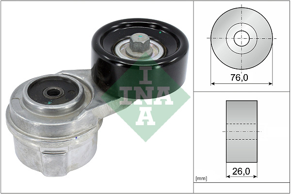 diržo įtempiklis, V formos rumbuotas diržas - 534 0417 10 Schaeffler INA