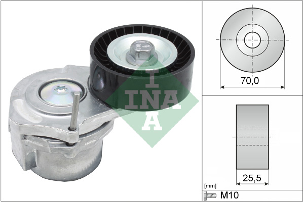 Belt Tensioner, V-ribbed belt - 534 0438 10 Schaeffler INA