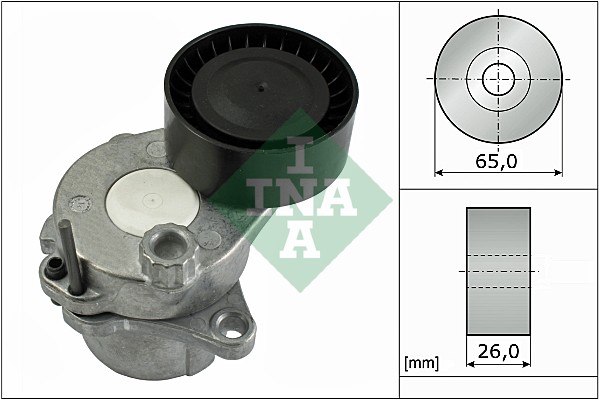 Belt Tensioner, V-ribbed belt - 534 0443 10 Schaeffler INA