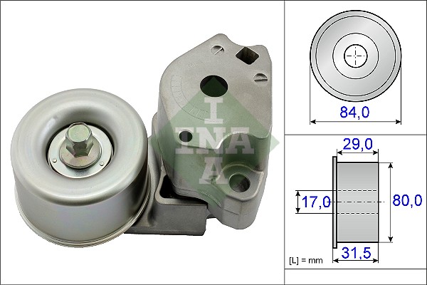 Belt Tensioner, V-ribbed belt - 534 0477 10 Schaeffler INA