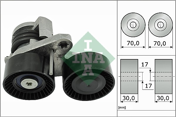 Tendicinghia, Cinghia Poly-V - 534 0496 10 Schaeffler INA