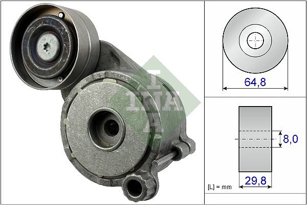 Belt Tensioner, V-ribbed belt - 534 0506 10 Schaeffler INA