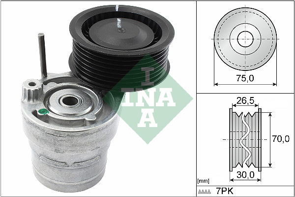 Belt Tensioner, V-ribbed belt - 534 0603 10 Schaeffler INA