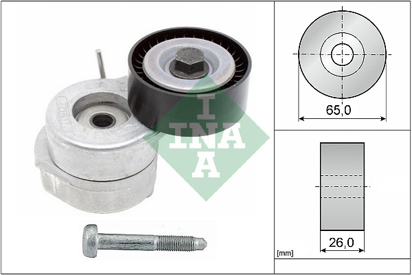 Belt Tensioner, V-ribbed belt - 534 0607 10 Schaeffler INA